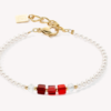 GeoCUBE® Princess Pearls & Cubes gold-red