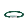 Lacoste Ανδρικό βραχιόλι από ανοξείδωτο ατσάλι & δέρμα Green