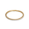 GeoCUBE® Tennis bracelet gold-crystal