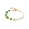 Bracelet GeoCUBE® Fusion Precious Pearl Mix gold-green