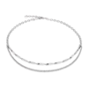 Necklace Twisted Layers Silver