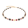 GeoCUBE® Precious Classic Necklace Ruby Noir